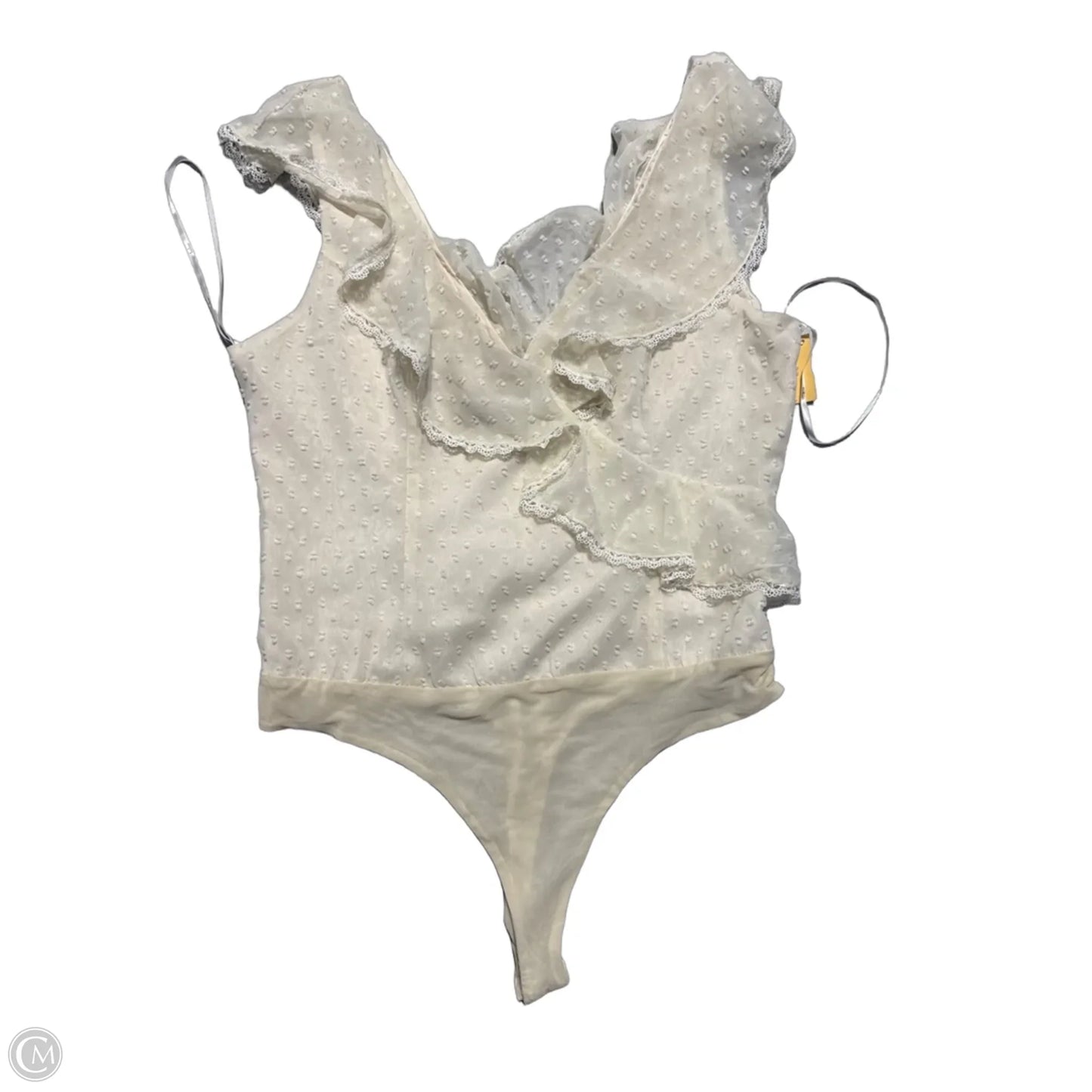 Bodysuit By Lulus In Beige, Size: Xl
