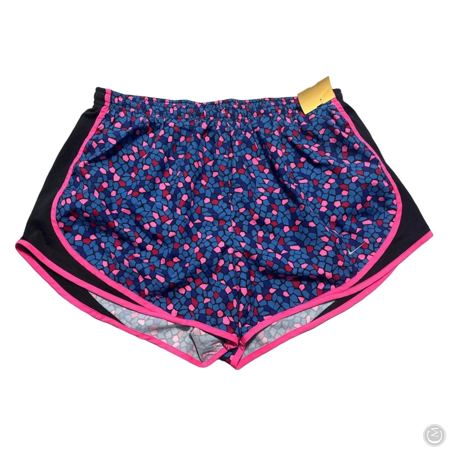 Athletic Shorts By Nike In Blue & Pink, Size: Xl