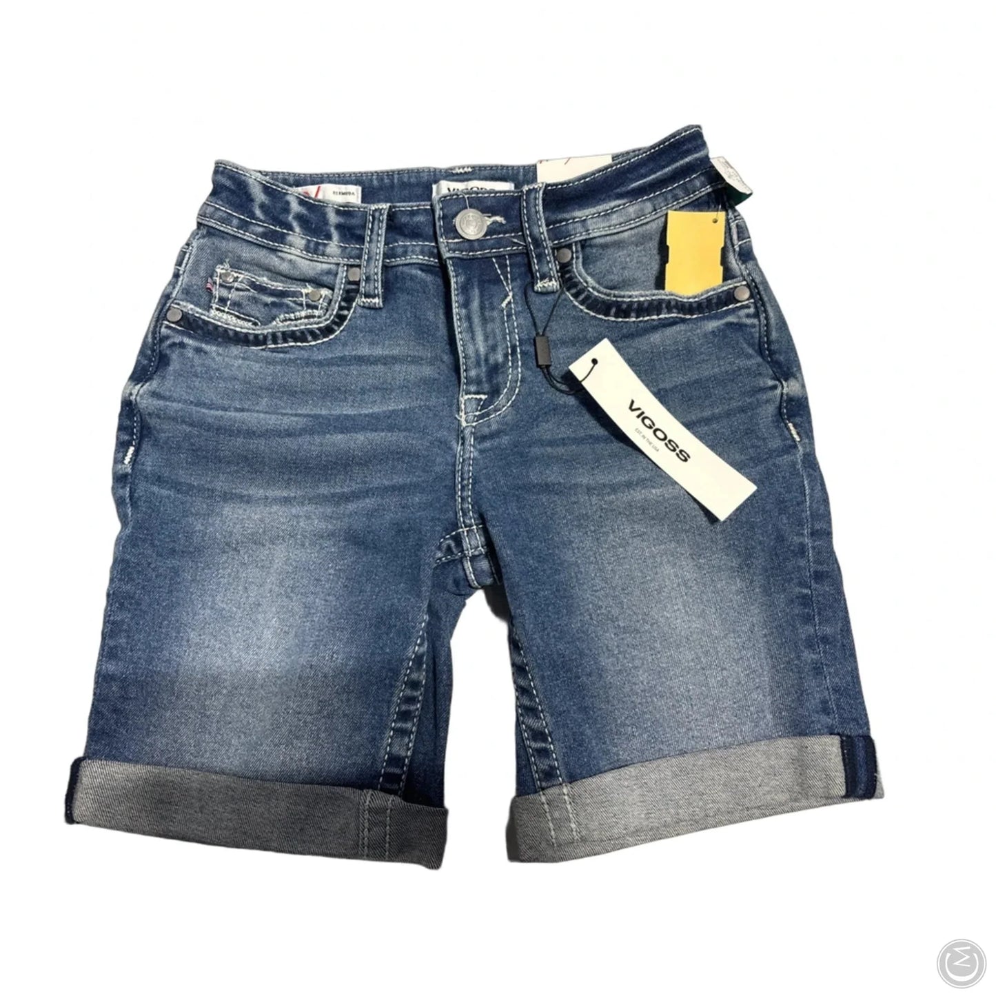 Shorts By Vigoss In Blue Denim, Size: 24