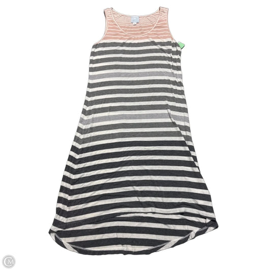 Dress Casual Maxi By Sunday In Striped Pattern, Size: M