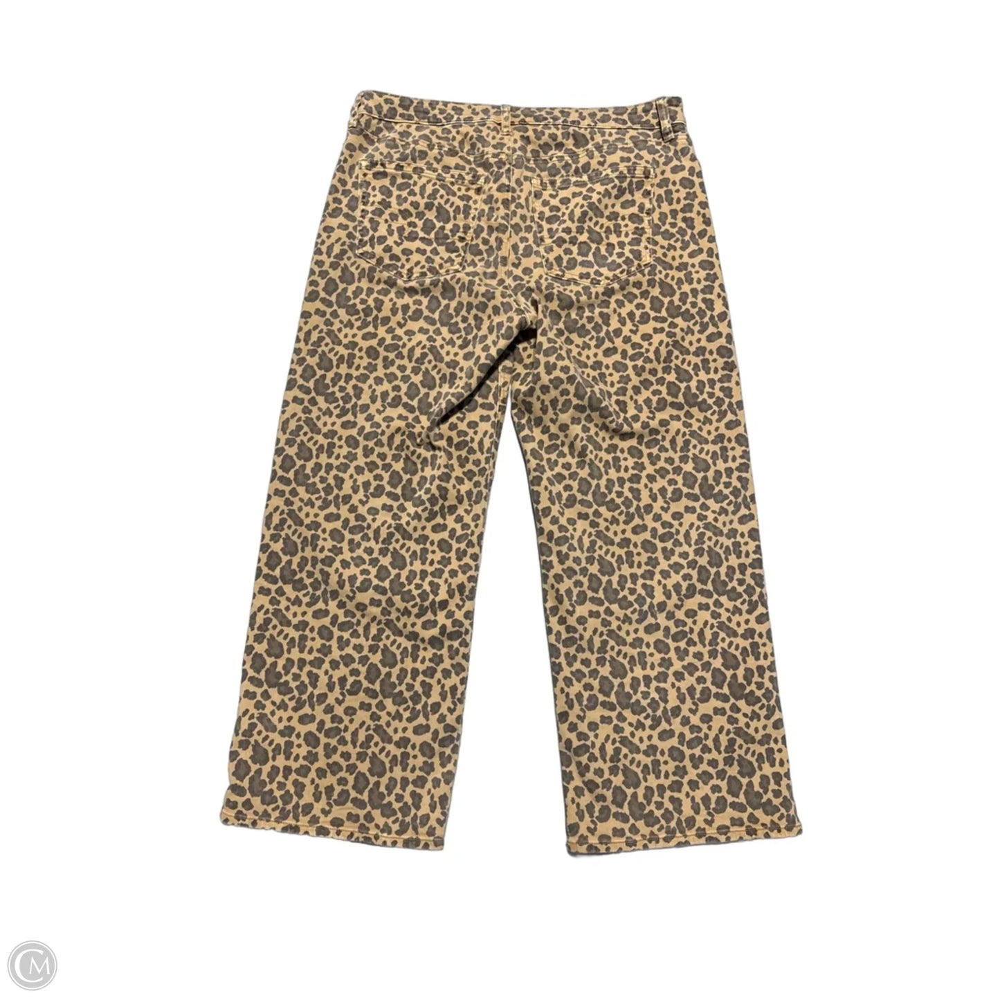 Jeans Straight By American Eagle In Animal Print, Size: 10