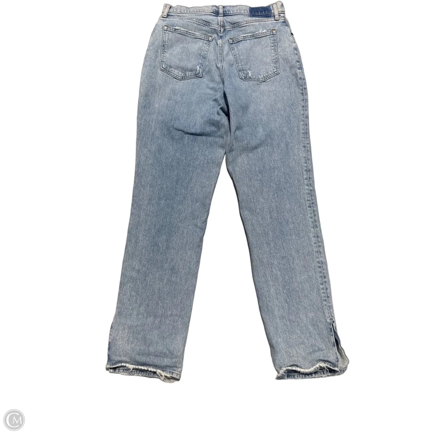 Jeans Straight By Abercrombie And Fitch In Blue Denim, Size: 12l