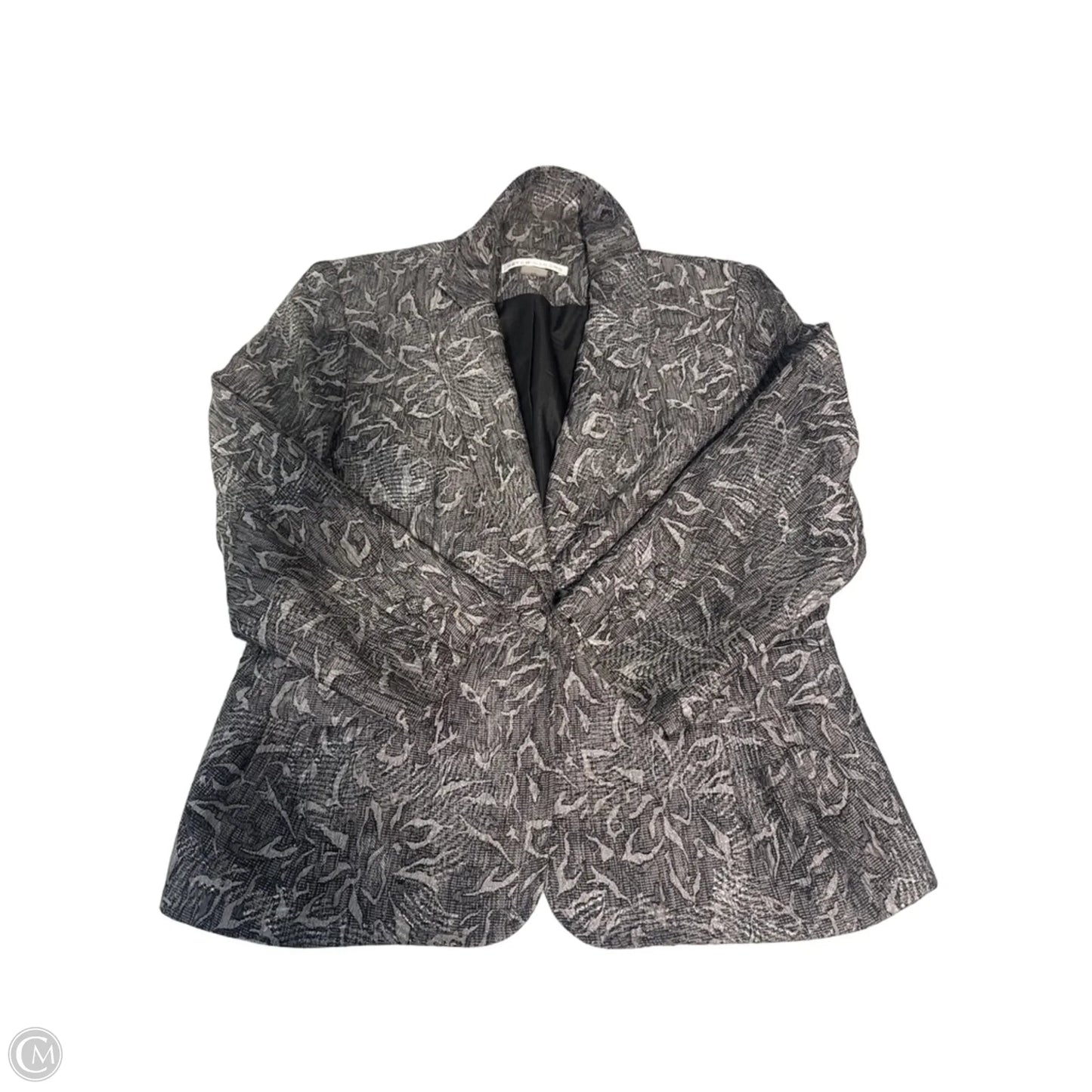 Blazer By Peter Nygard In Grey, Size: 10