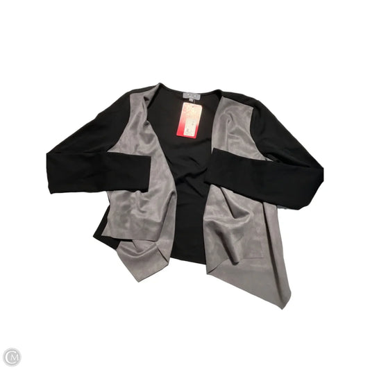 Blazer By Evereve In Black & Grey, Size: M