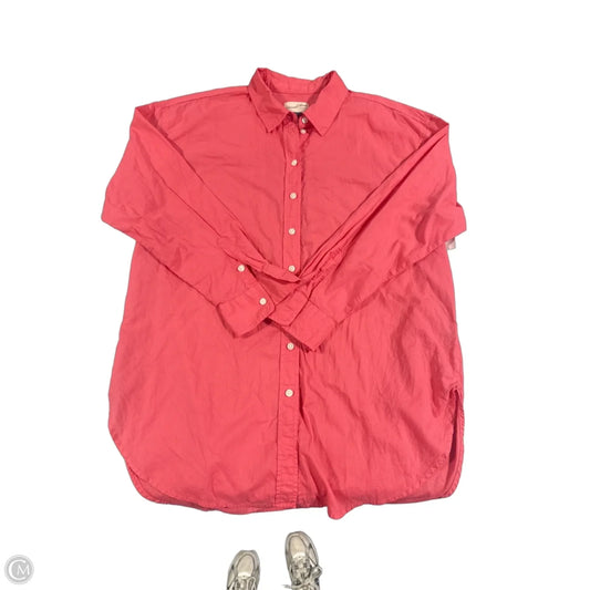 Top Long Sleeve By Universal Thread In Pink, Size: M