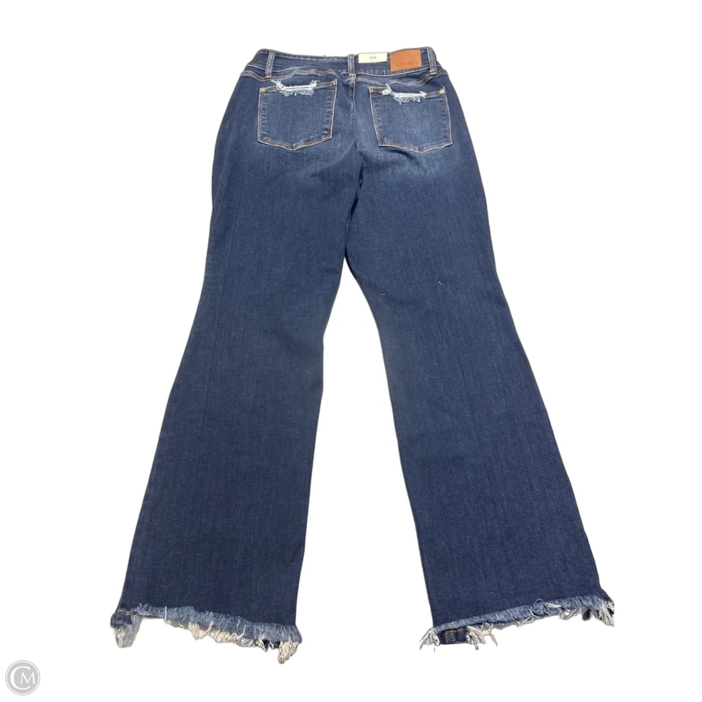 Jeans Boot Cut By Judy Blue In Blue Denim, Size: 16