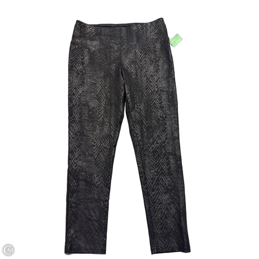 Athletic Leggings By Alexander Jordan In Black, Size: L