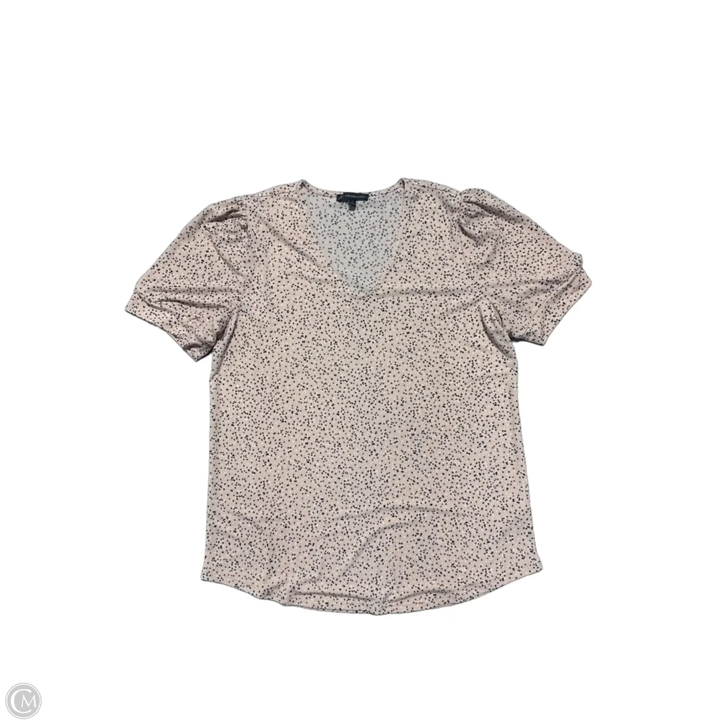 Top Short Sleeve By Adrianna Papell In Pink, Size: S