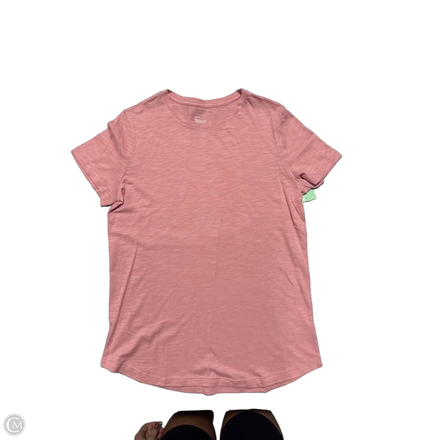Top Short Sleeve Basic By Felina In Pink, Size: M