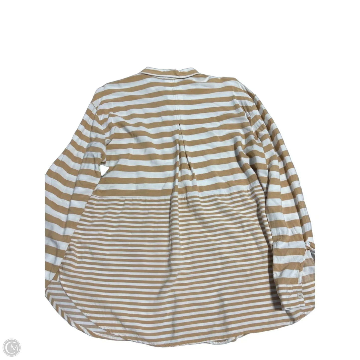Top Long Sleeve By Jane And Delancey In Striped Pattern, Size: Xl