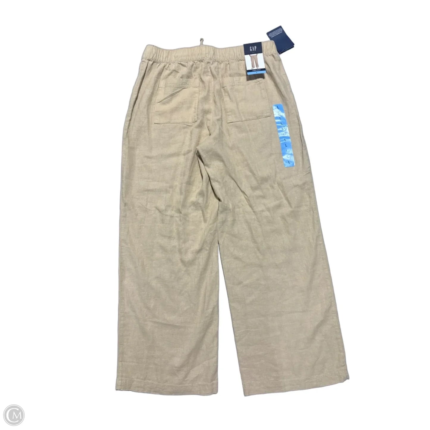 Pants Linen By Gap In Tan, Size: L