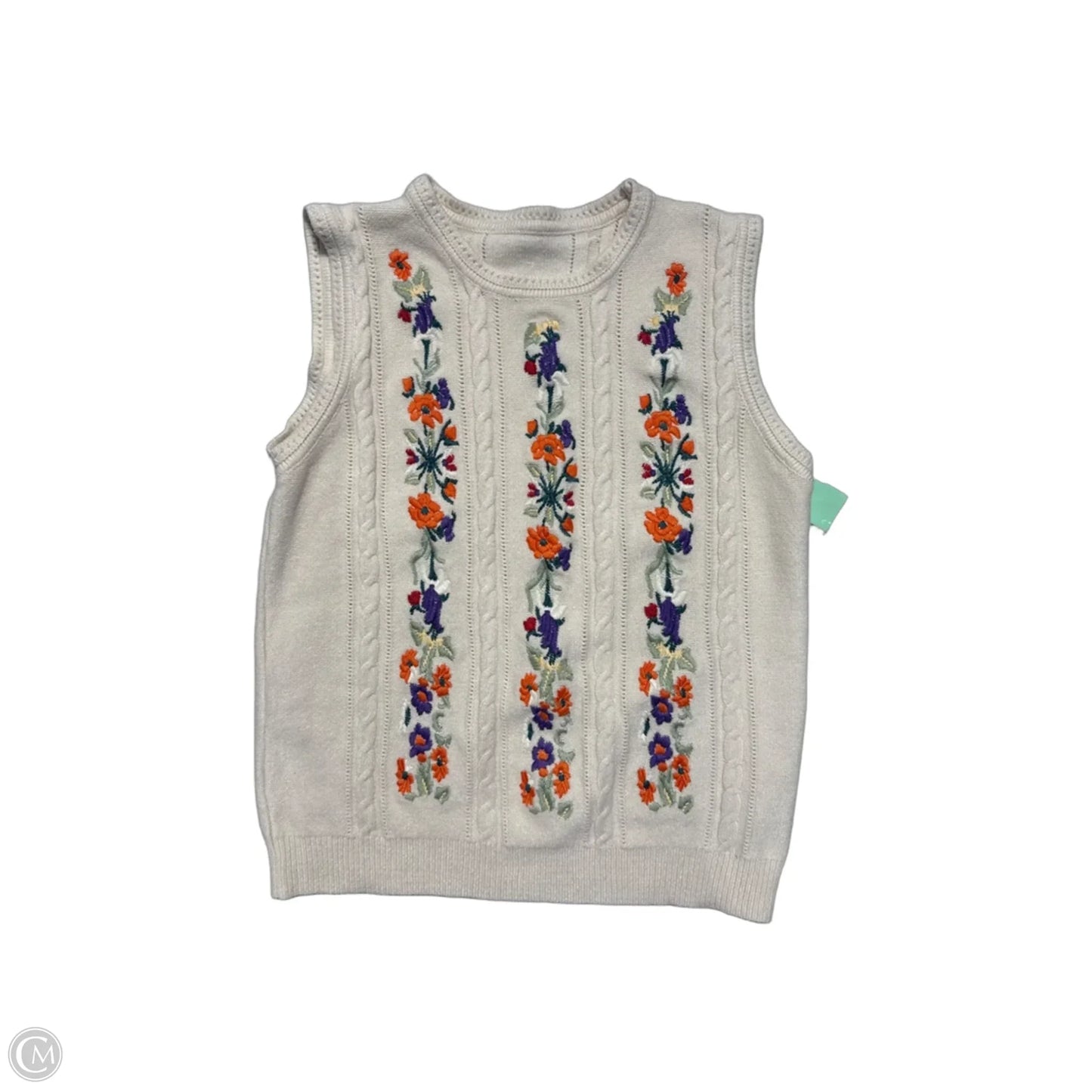 Sweater By Cmc In Cream, Size: L
