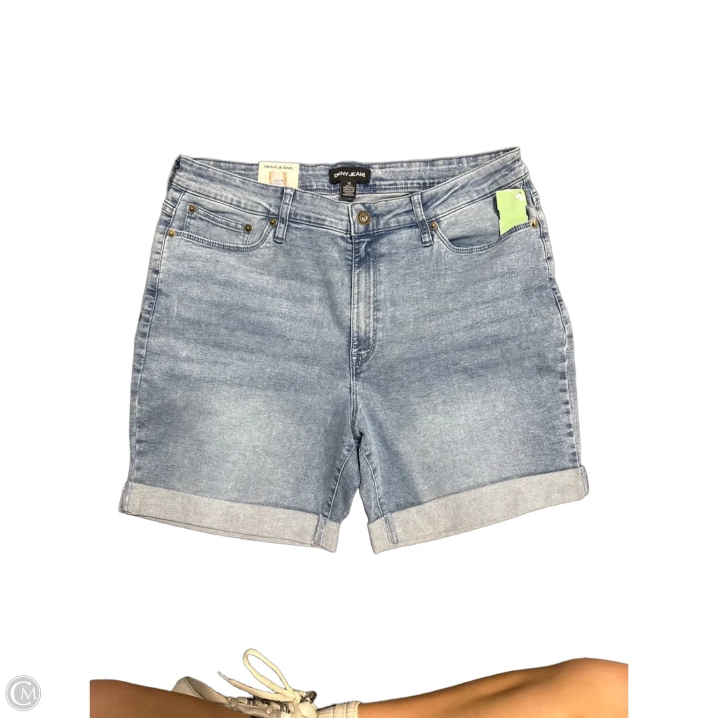 Shorts By Dkny In Blue Denim, Size: 14