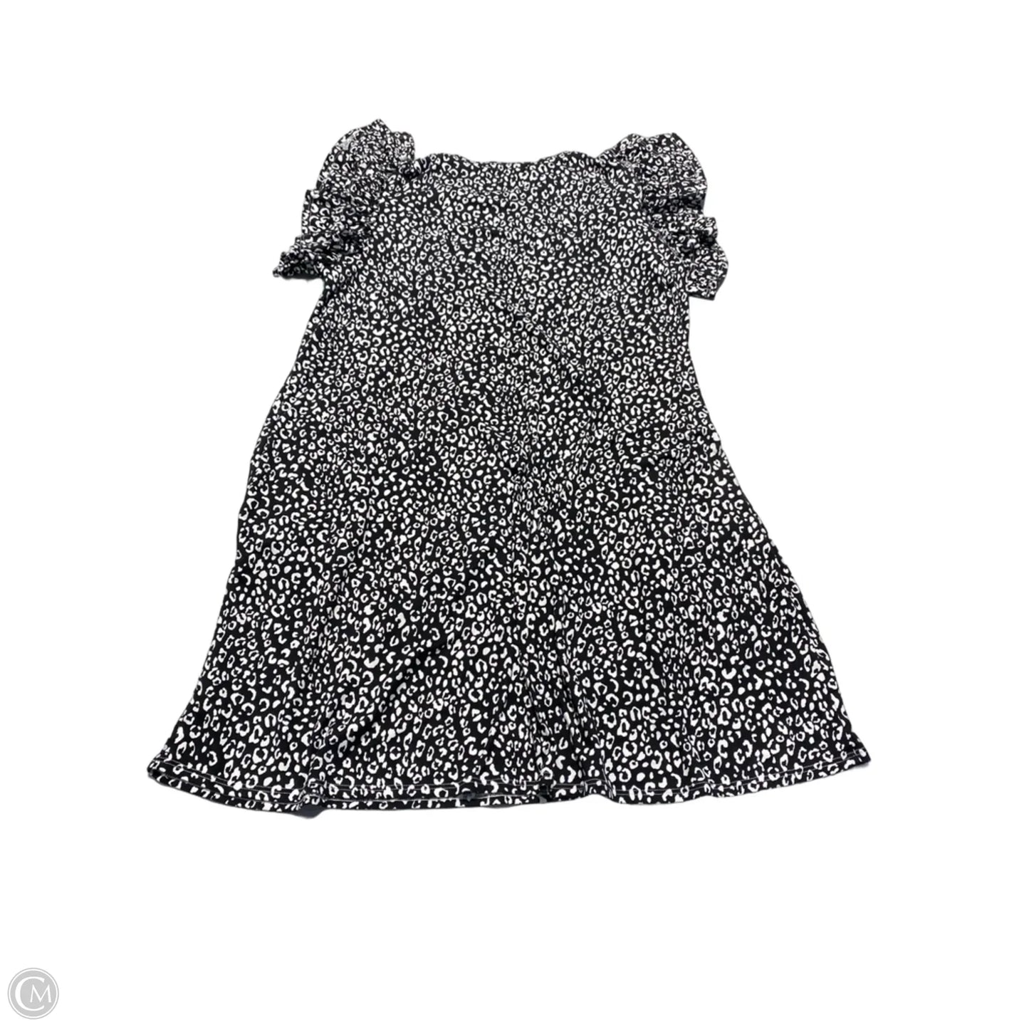Dress Casual Midi By Perfect Peach In Black & White, Size: Xl