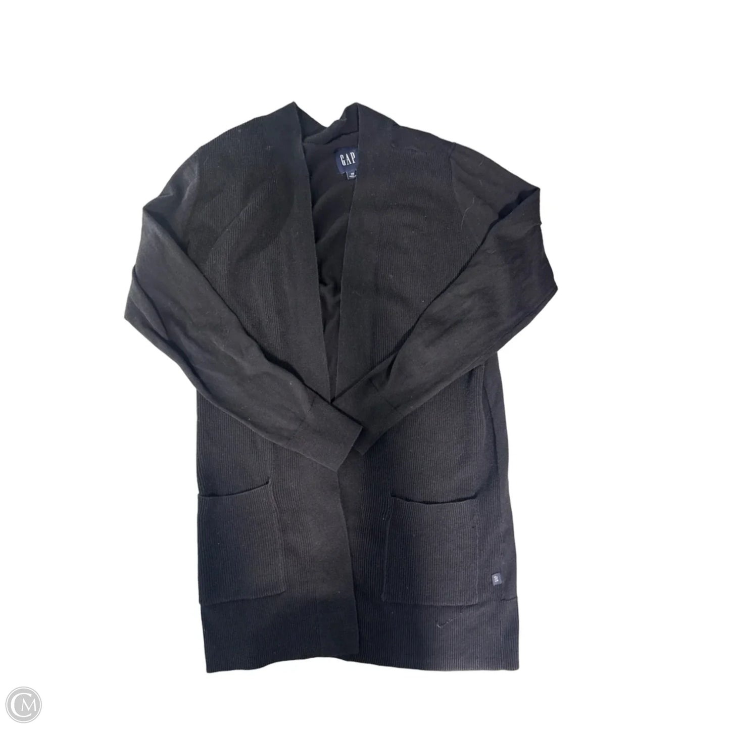Sweater Cardigan By Gap In Black, Size: Xs