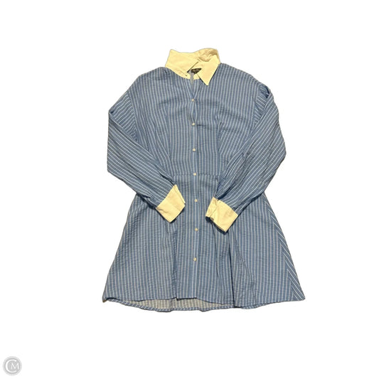 Dress Casual Short By Lily Rose In Blue, Size: Xl