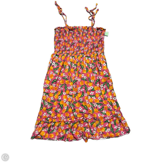 Dress Casual Midi By Draper James In Multi-colored, Size: L