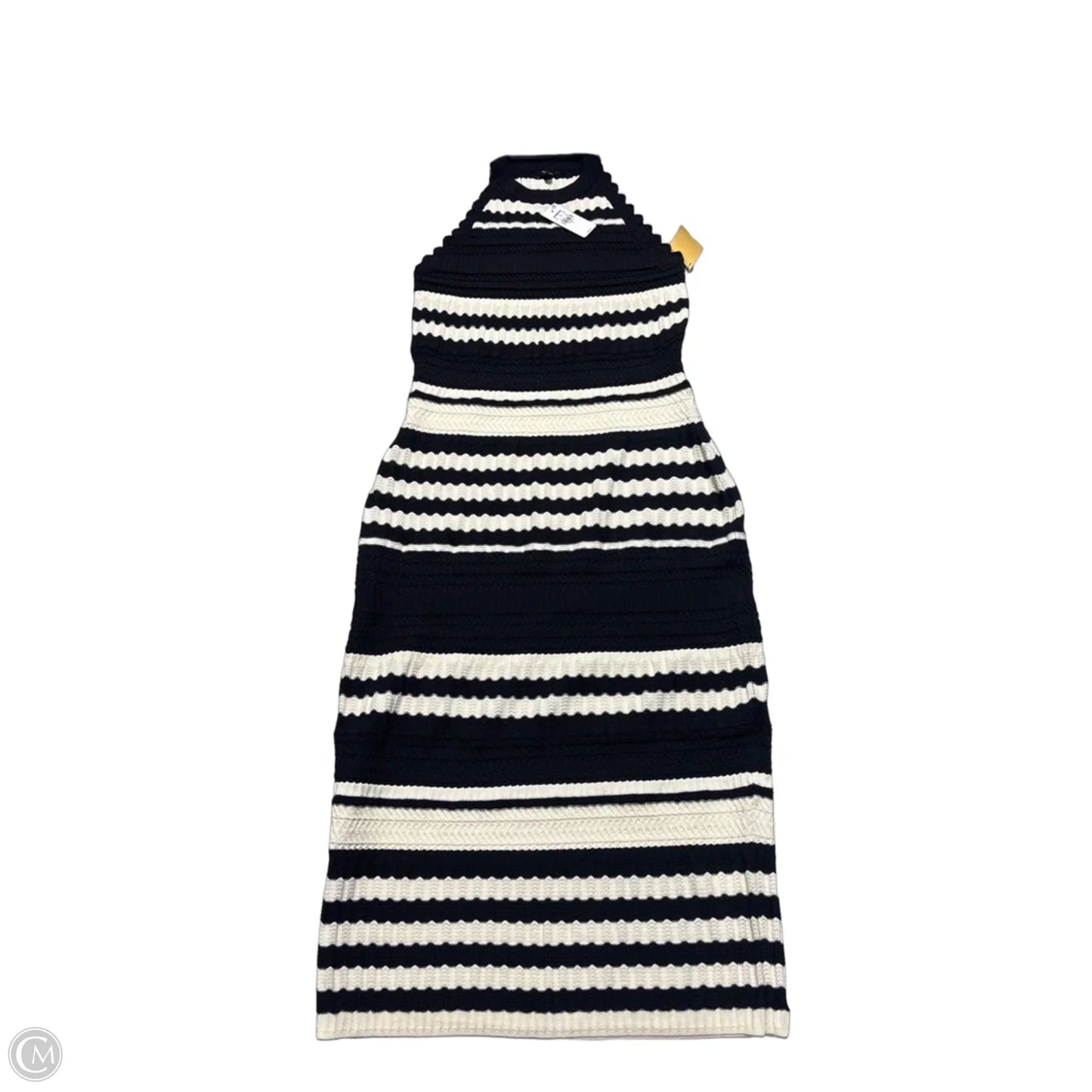 Dress Casual Maxi By Express In Striped Pattern, Size: S