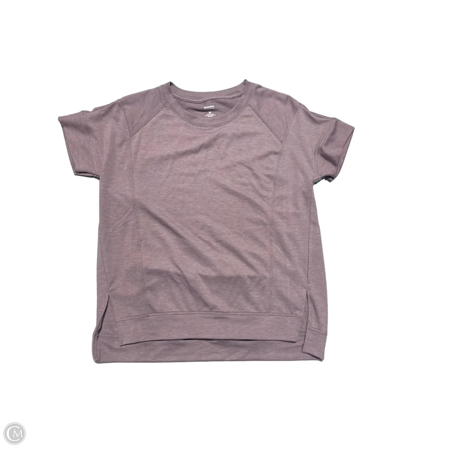 Top Short Sleeve By Sonoma In Purple, Size: M