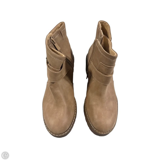 Boots Ankle Heels By Torrid In Tan, Size: 8