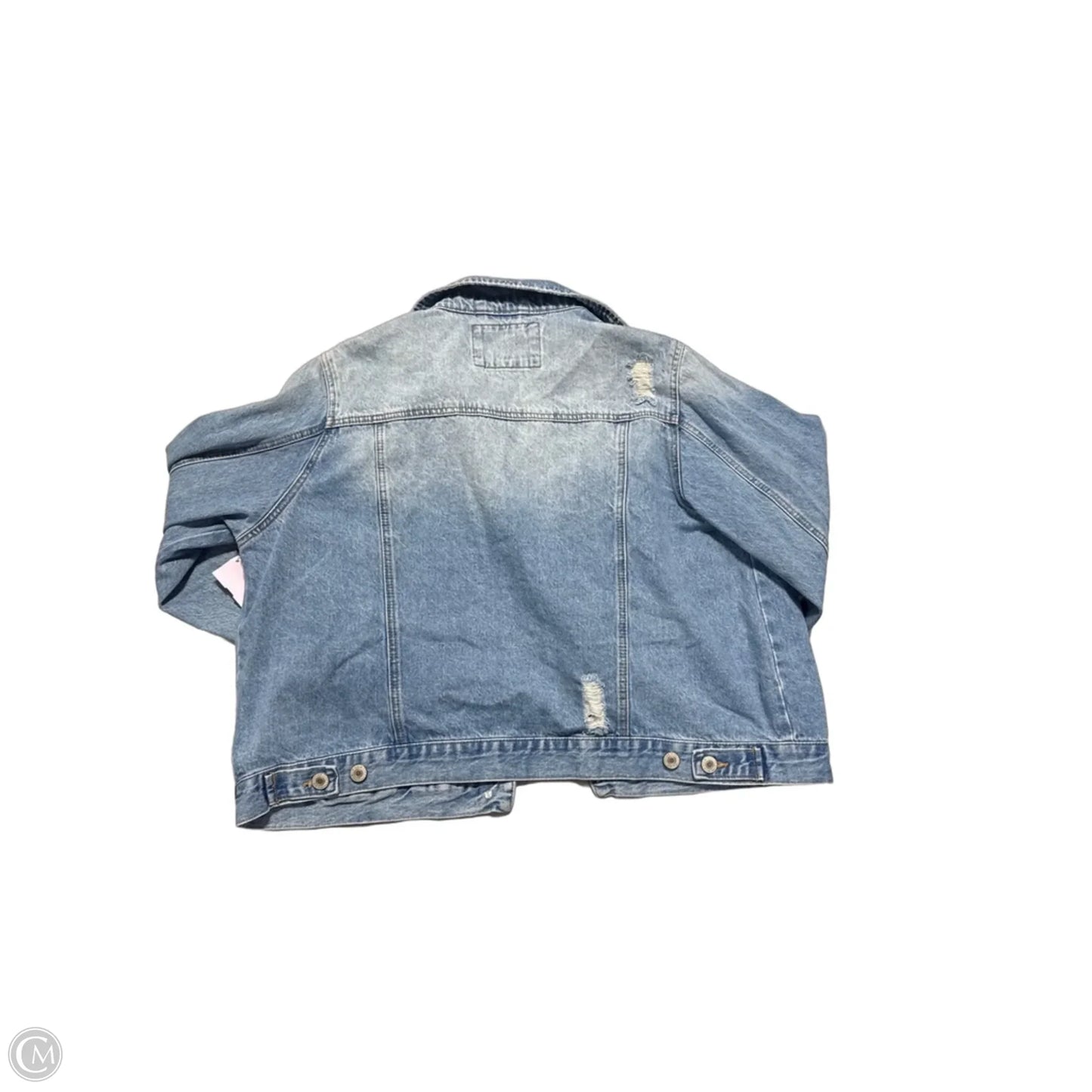 Jacket Denim By Forever 21 In Blue Denim, Size: 2x