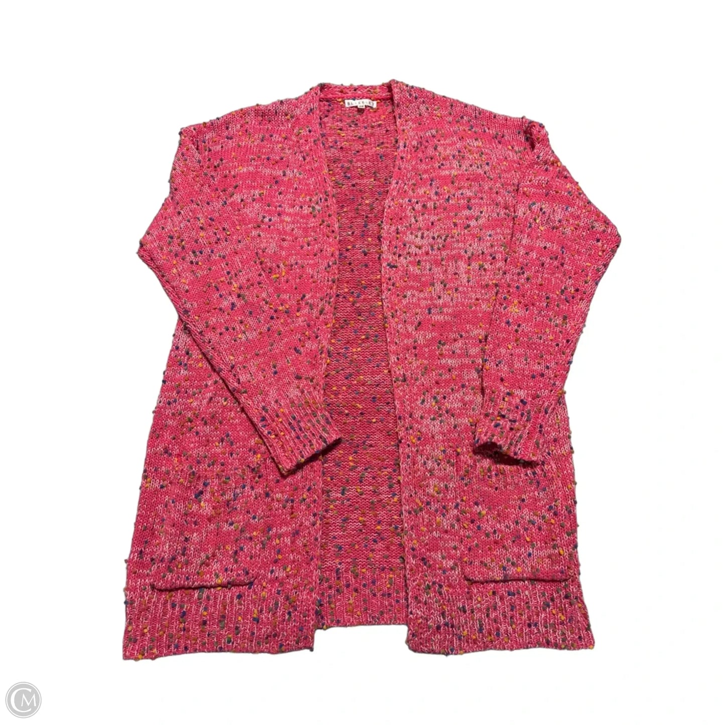 Sweater Cardigan By Blakeley In Pink, Size: Xl