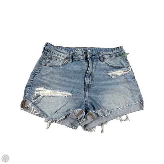 Shorts By American Eagle In Blue Denim, Size: 8