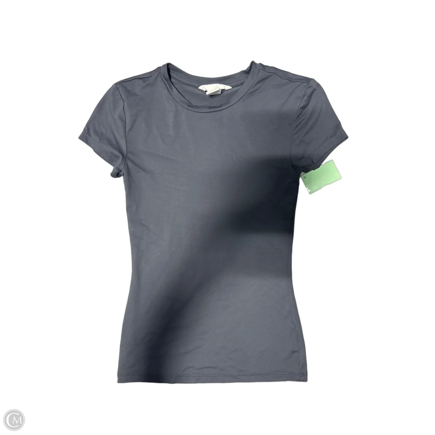 Top Short Sleeve By H&m In Grey, Size: Xs
