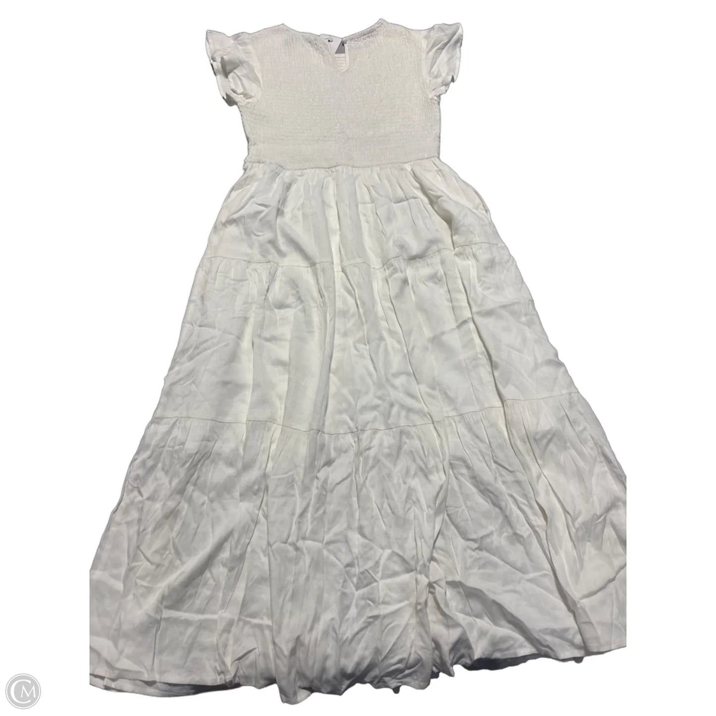 Dress Casual Maxi By Merokeety In White, Size: L