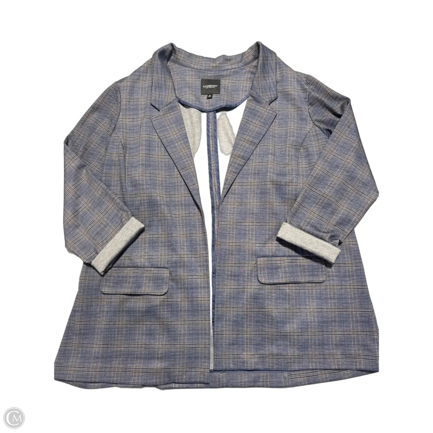Blazer By Liverpool In Blue, Size: 2x