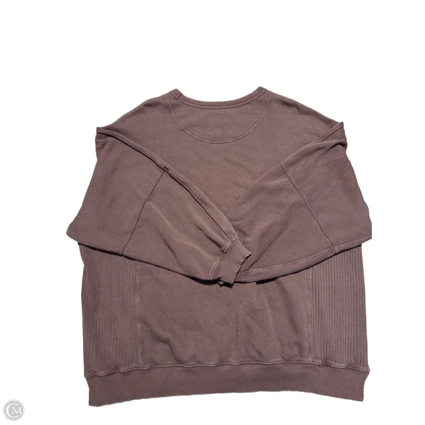 Sweatshirt Crewneck By Aerie In Brown, Size: Xl