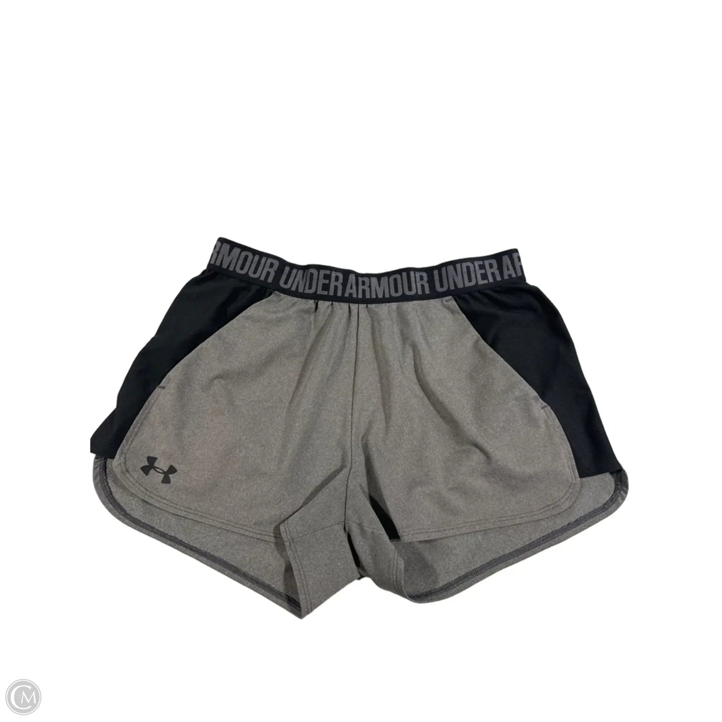 Athletic Shorts By Under Armour In Black & Grey, Size: Xs