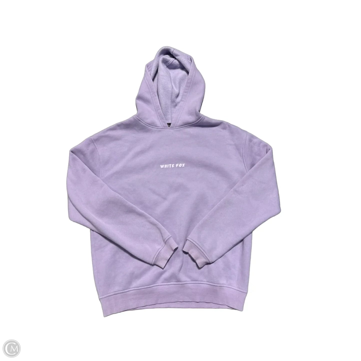 Sweatshirt Hoodie By White Fox In Purple, Size: M