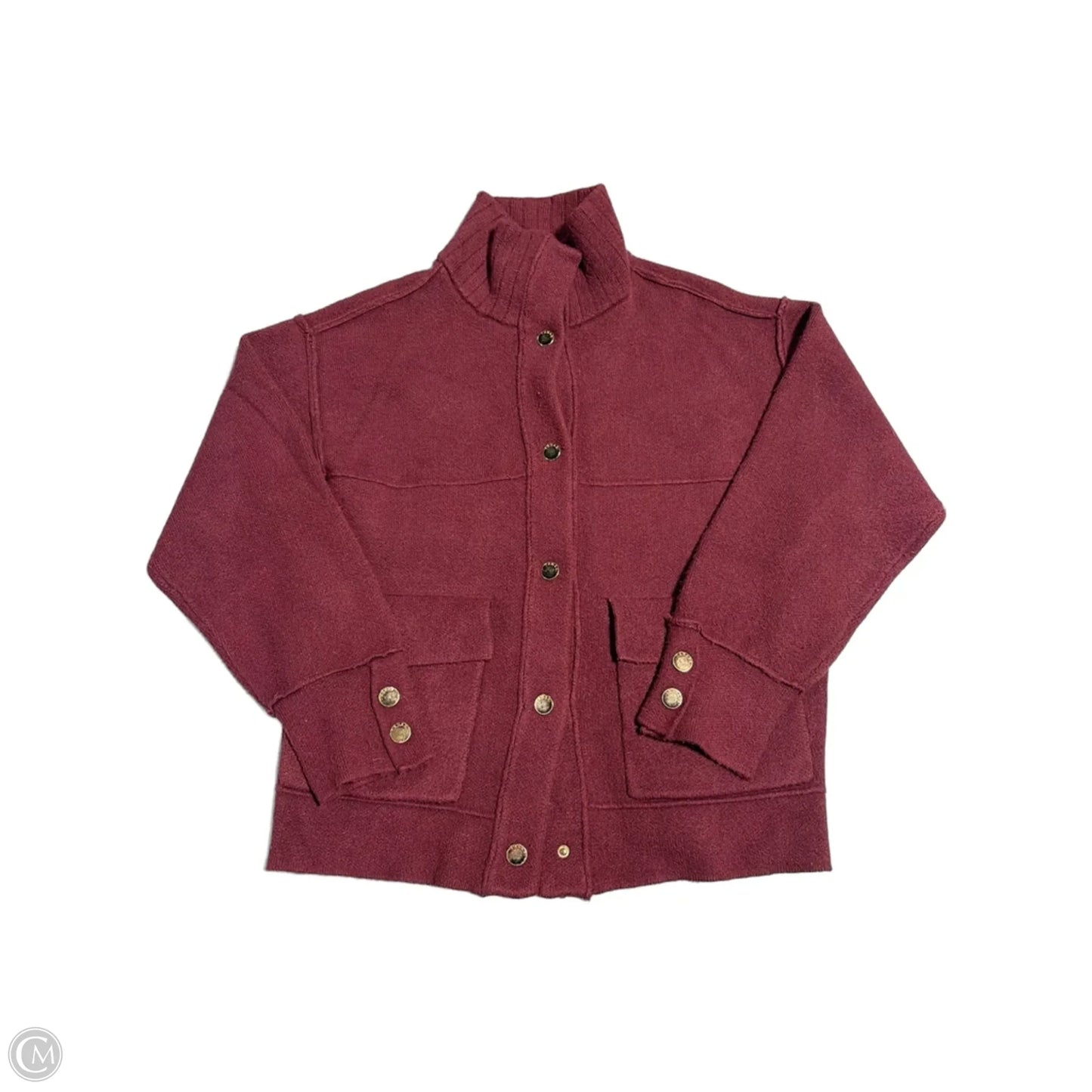 Jacket Other By Tahari In Maroon, Size: S