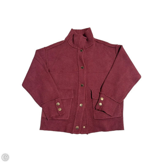 Jacket Other By Tahari In Maroon, Size: S