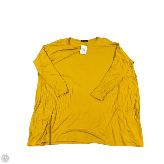 Top 3/4 Sleeve By Bombom In Yellow, Size: S