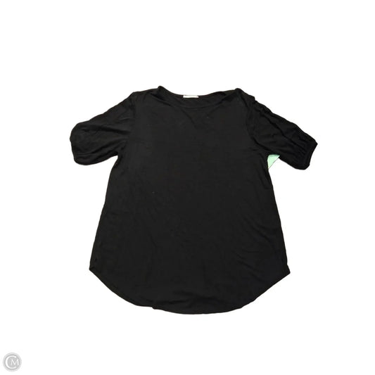 Top Short Sleeve By Bombom In Black, Size: M