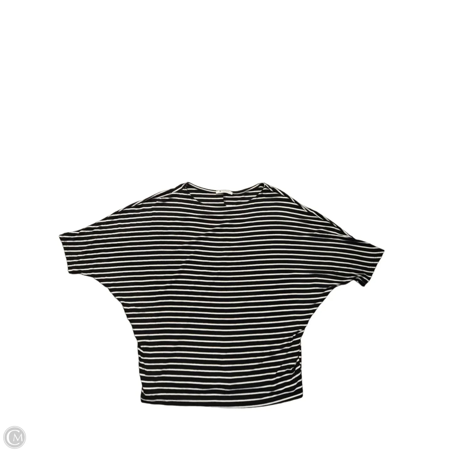 Top Short Sleeve By Bombom In Black & White, Size: M