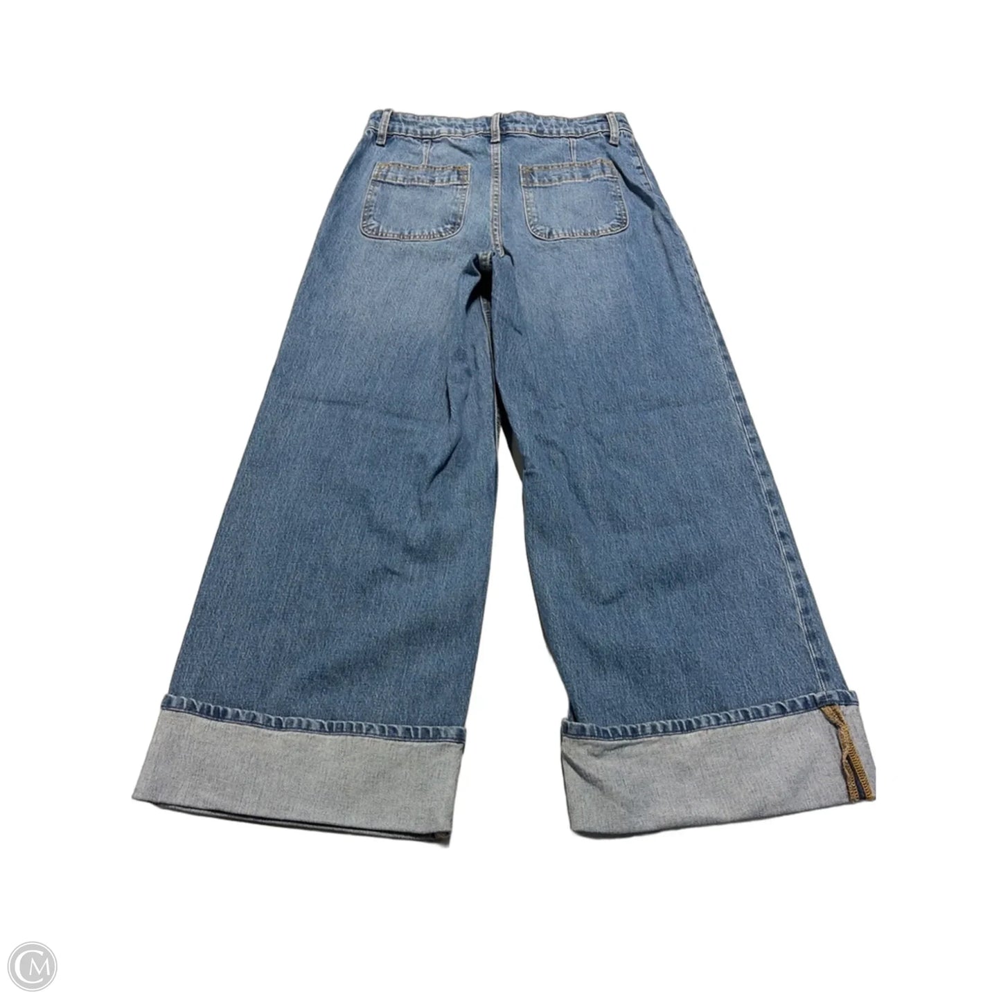 Jeans Wide Leg By Free Assembly In Blue Denim, Size: 8