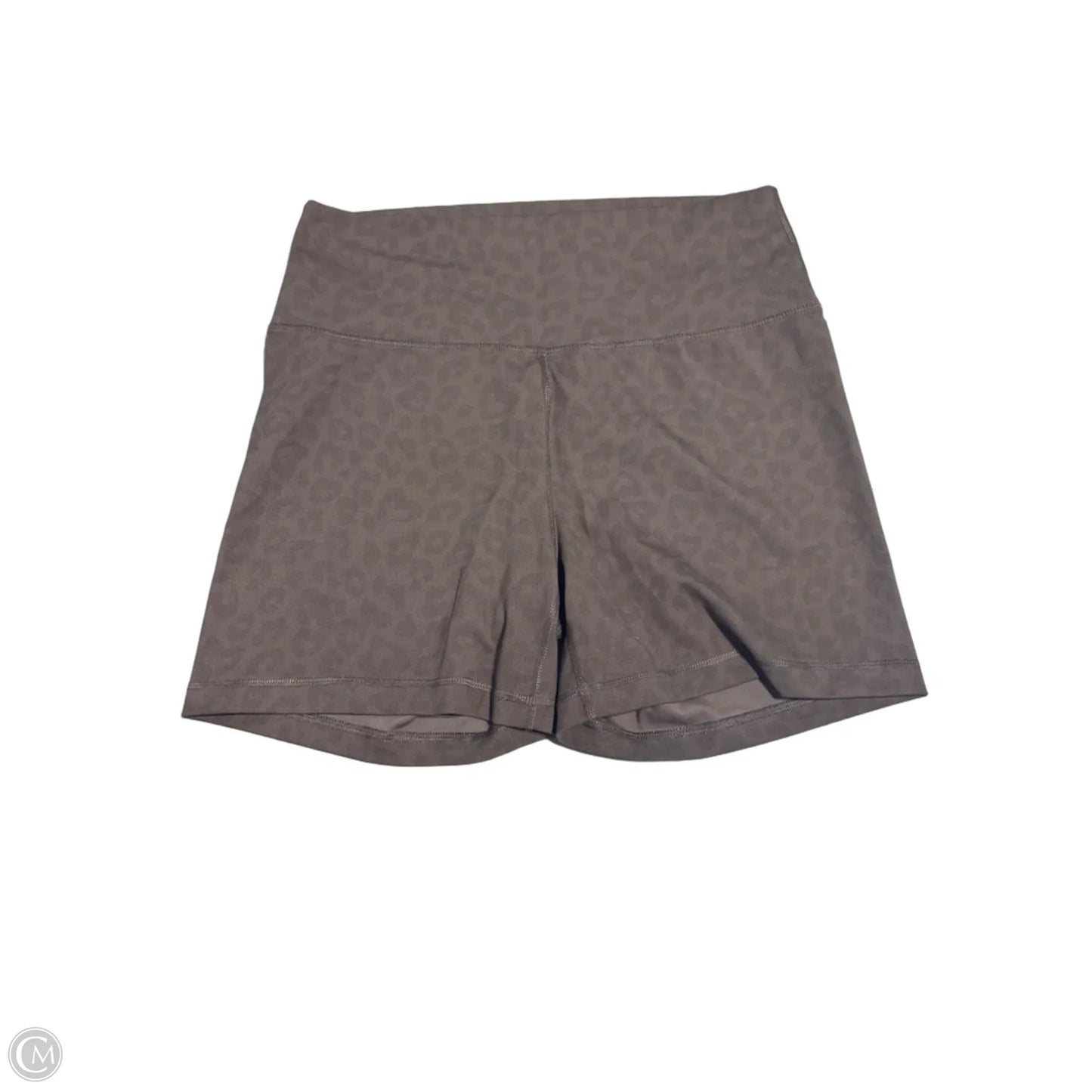 Athletic Shorts By Yogalicious In Brown, Size: Xxl