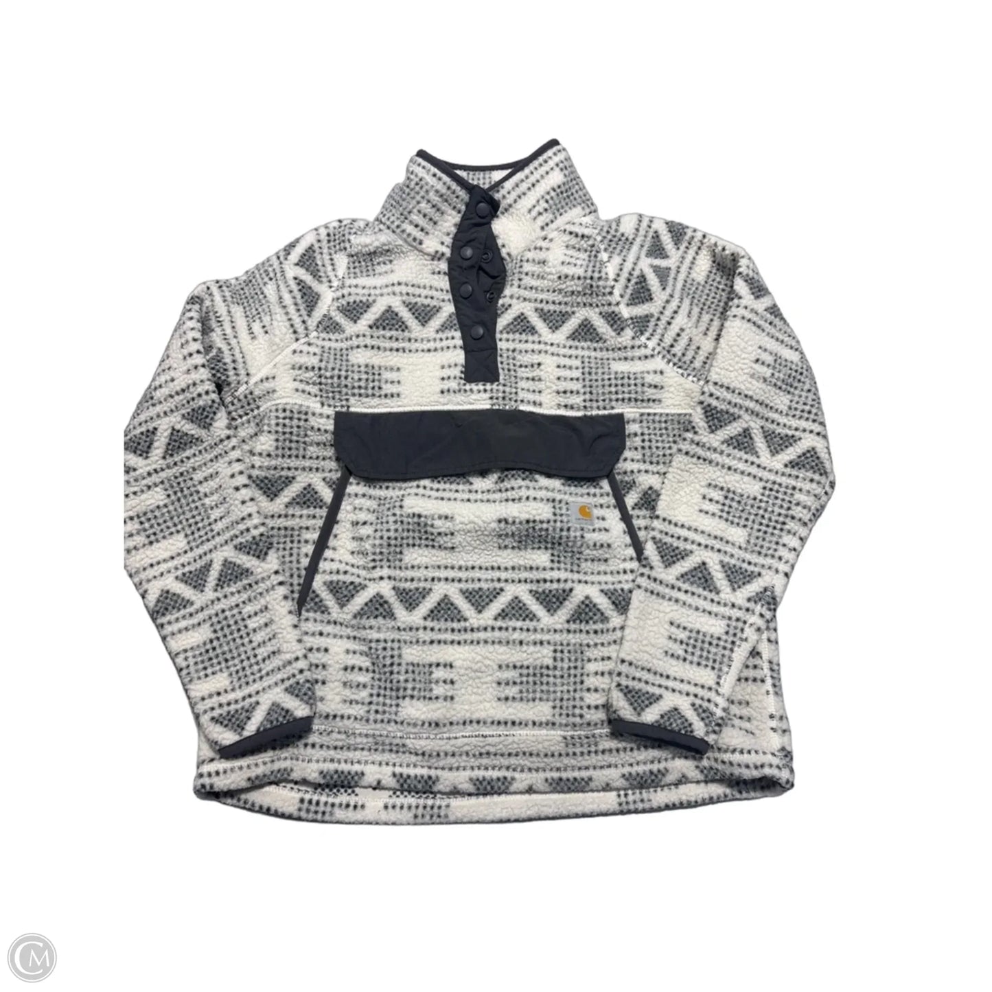 Jacket Other By Carhartt In Grey & White, Size: L