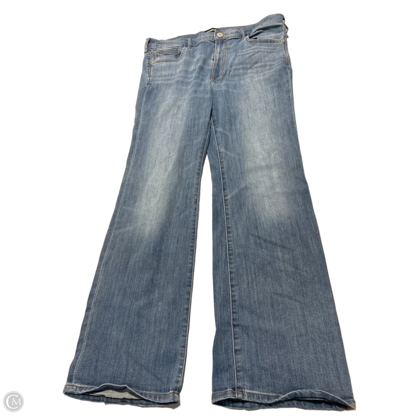 Jeans Flared By Express In Blue, Size: 14