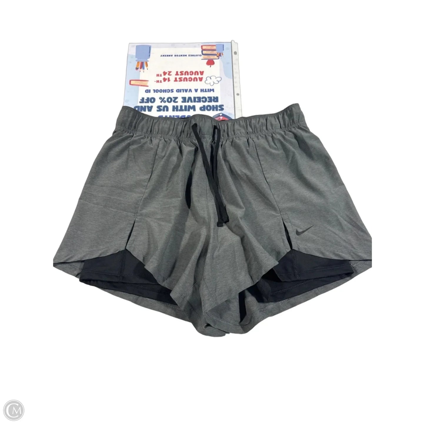 Athletic Shorts By Nike In Green, Size: M