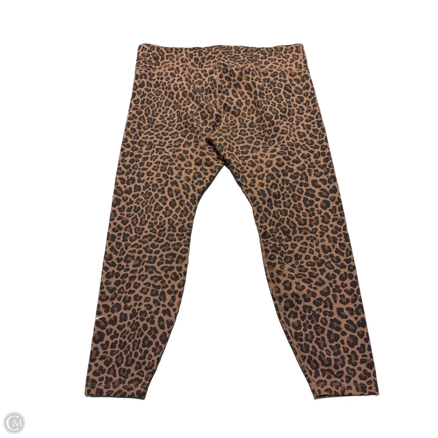 Athletic Pants By Nike In Animal Print, Size: 2x