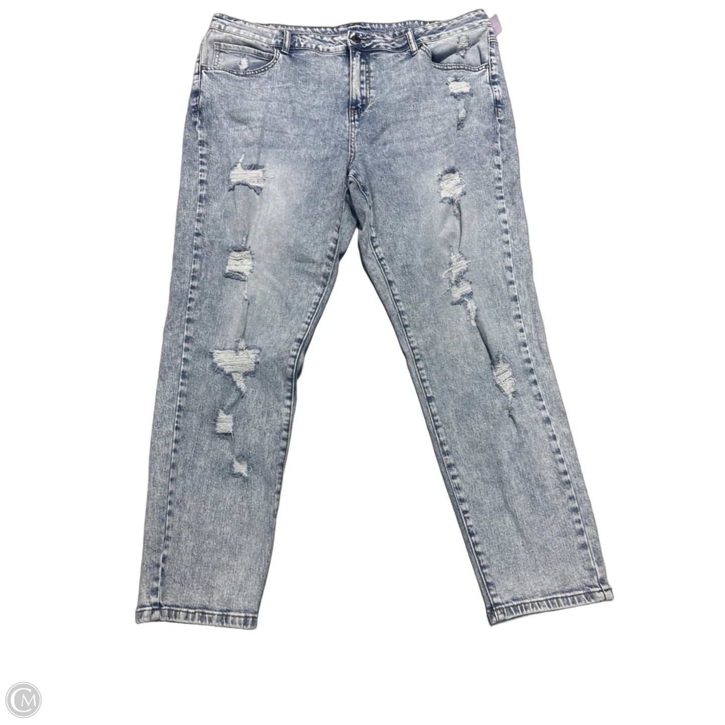 Jeans Straight By Grace & Lace In Blue, Size: 16