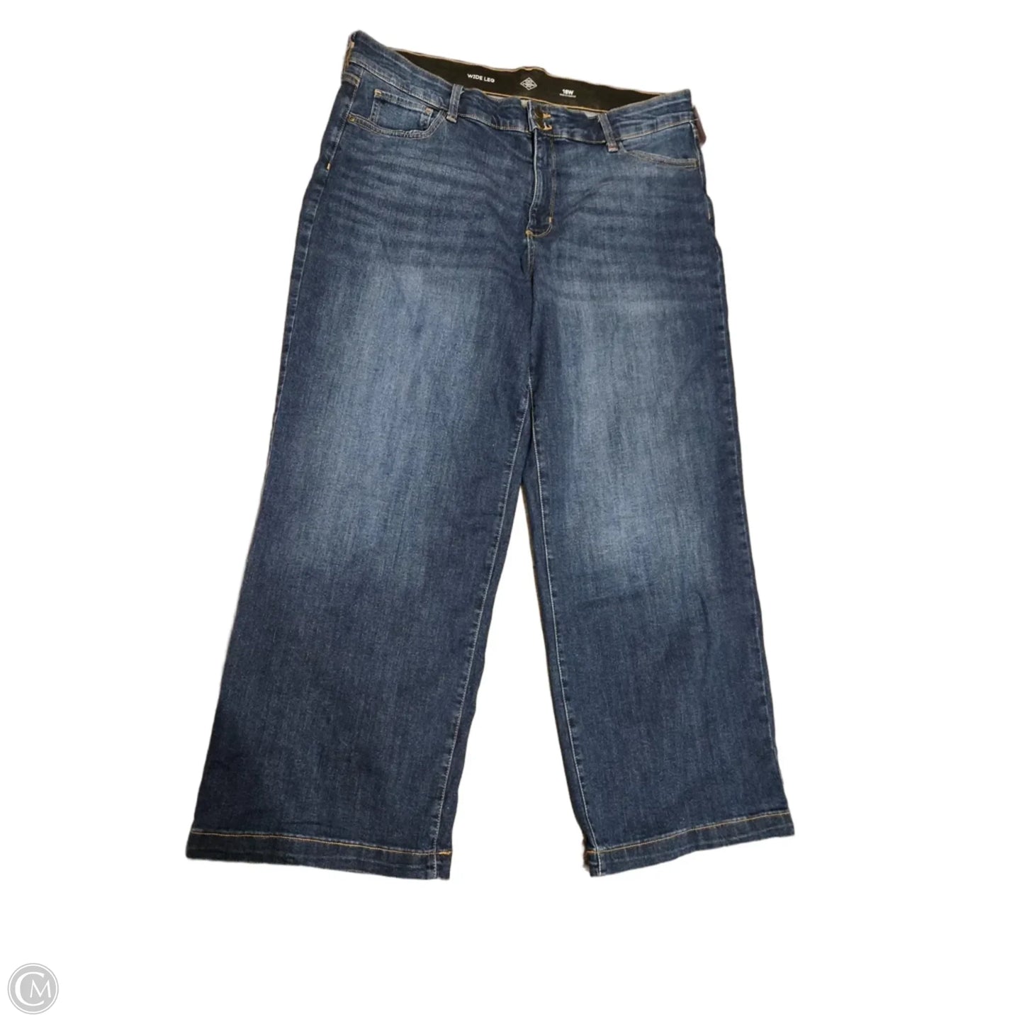 Jeans Straight By St Johns Bay In Blue, Size: 18