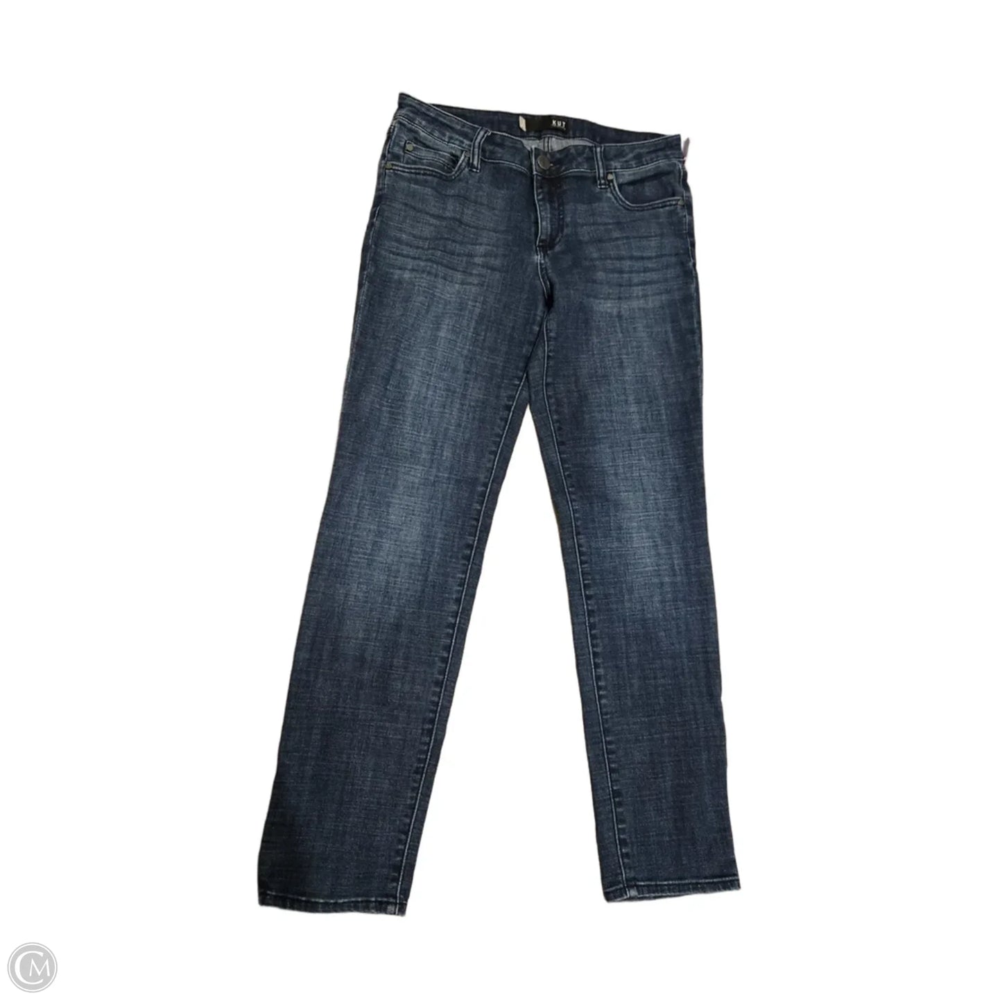 Jeans Straight By Kut In Blue, Size: 4
