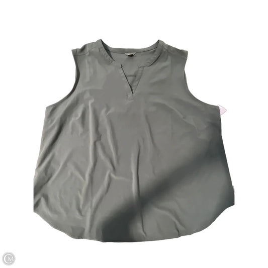 Tank Top By Eddie Bauer In Grey, Size: 2x