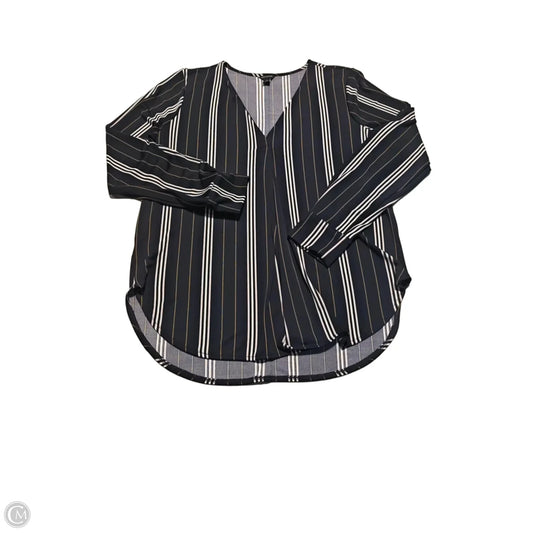 Top Long Sleeve By Ann Taylor In Black, Size: M
