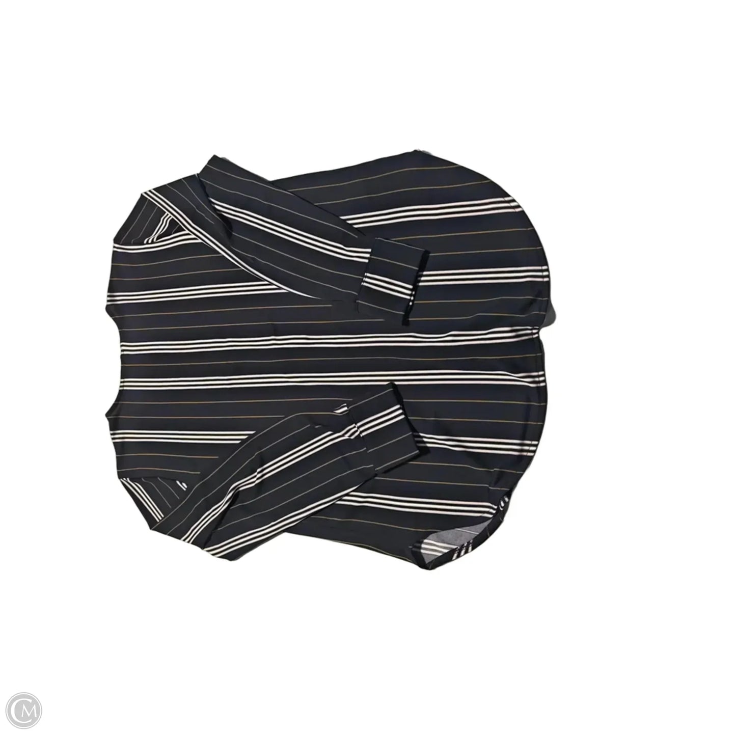 Top Long Sleeve By Ann Taylor In Black, Size: M
